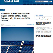 El mercado espaol de renovables registra en 2023 un total de 235 fusiones y adquisiciones por 31.506 millones